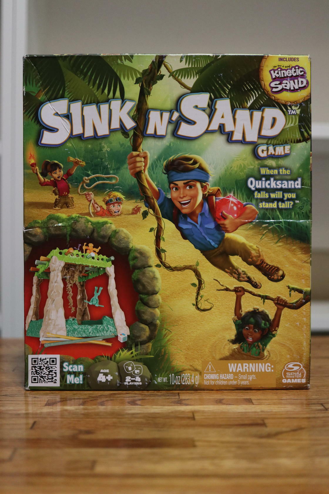 Sink N’ Sand, Kids Board Game with Kinetic Sand, Sensory Fun and Learning