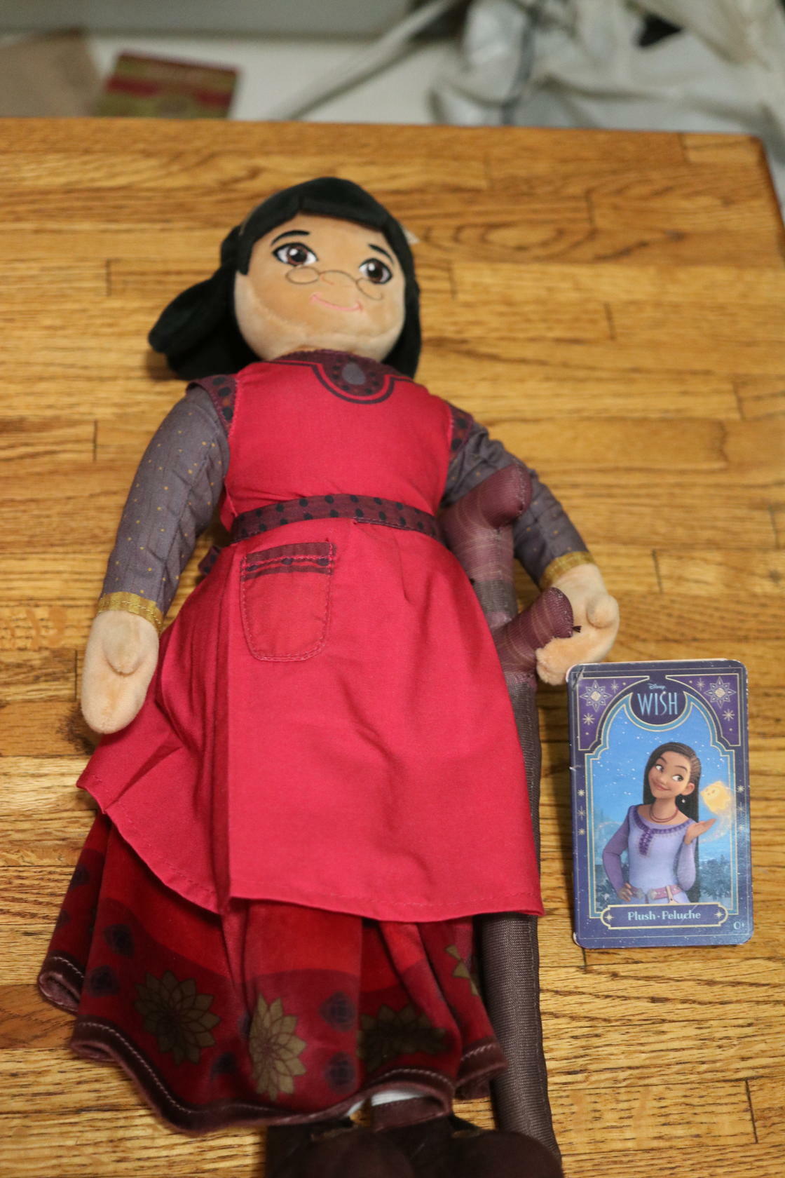 Mattel Disney Wish Toys, Dahlia of Rosas Posable Fashion Doll + Plush Doll