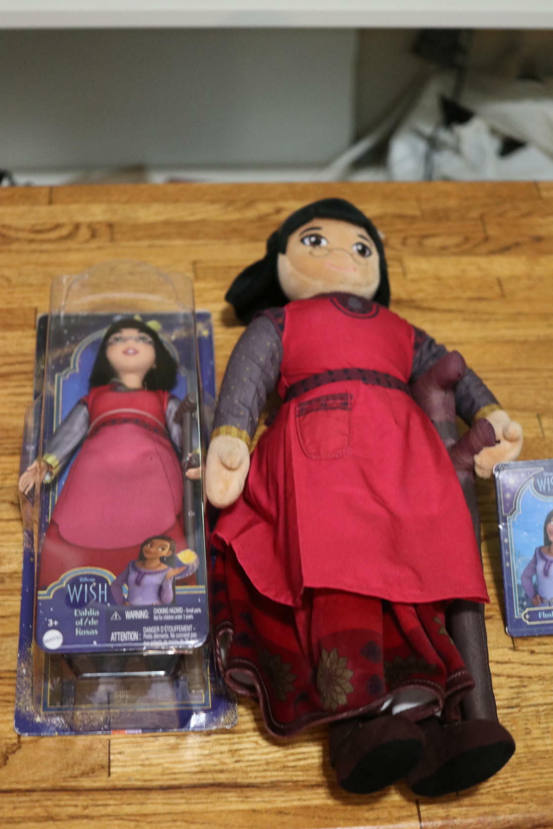 Mattel Disney Wish Toys, Dahlia of Rosas Posable Fashion Doll + Plush Doll