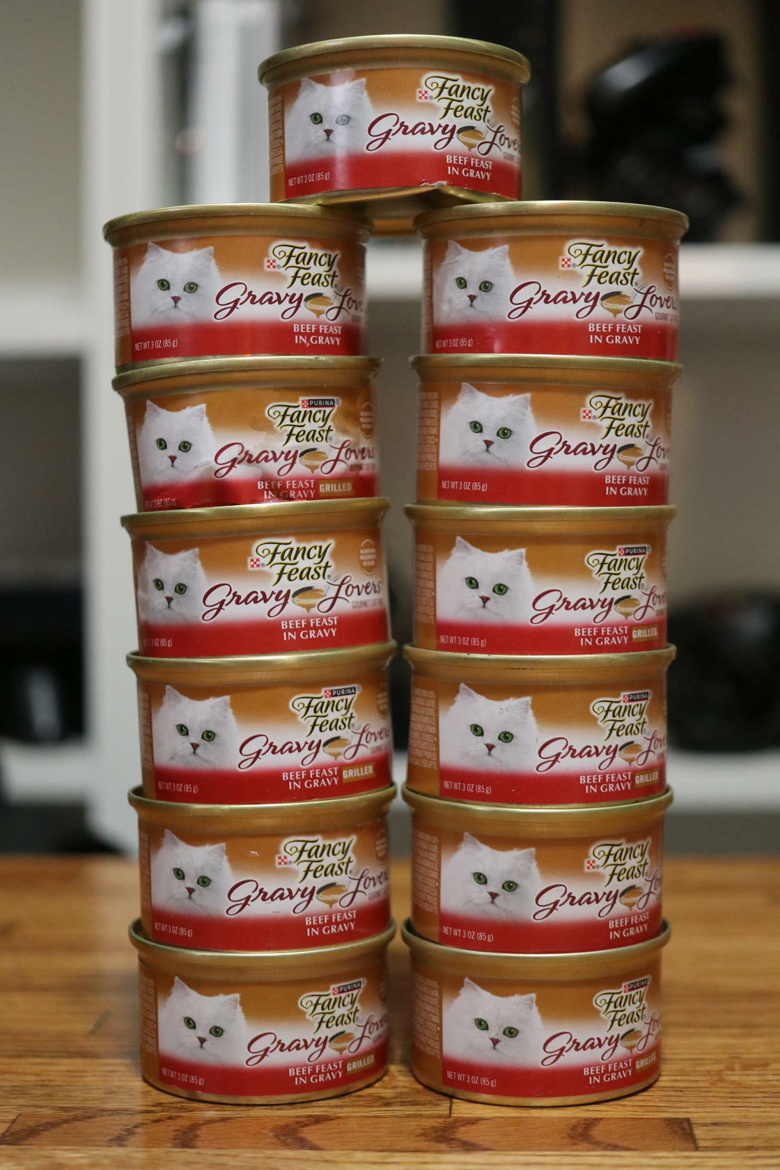 Purina Fancy Feast Gravy Lovers Gourmet Cat Food Beef Feast in Gravy - Lot of 13