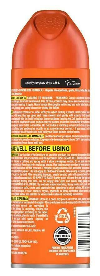 OFF! FamilyCare Insect Repellent I Smooth and Dry Aerosol Bug Spray 6 oz (2 Pack)