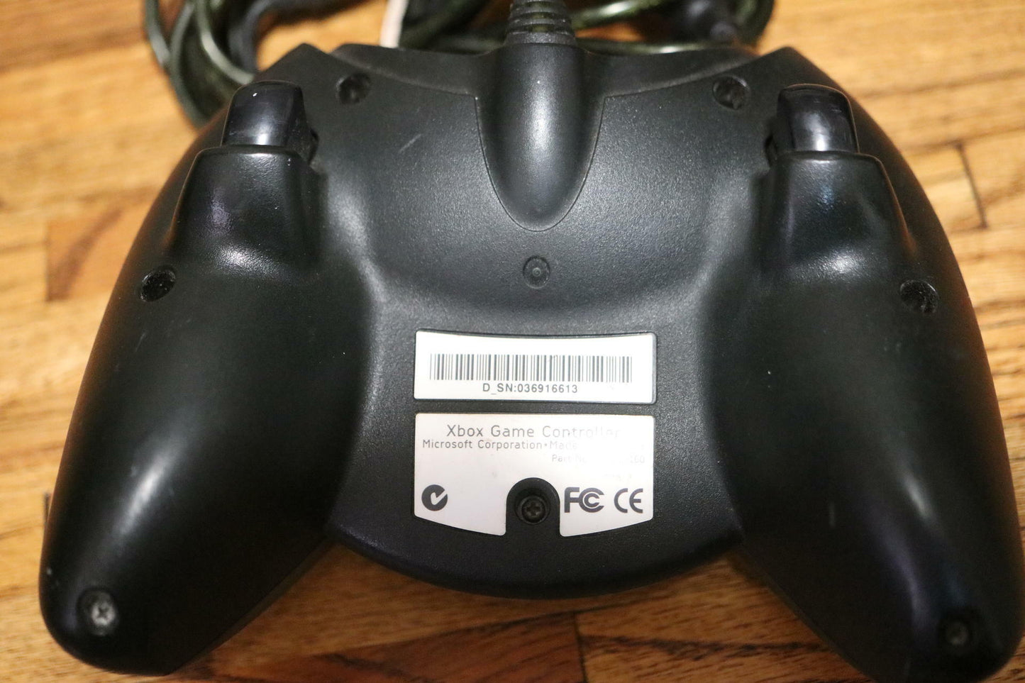 Microsoft Xbox Original Official OG Wired OEM Controller Black w/Breakaway Cable