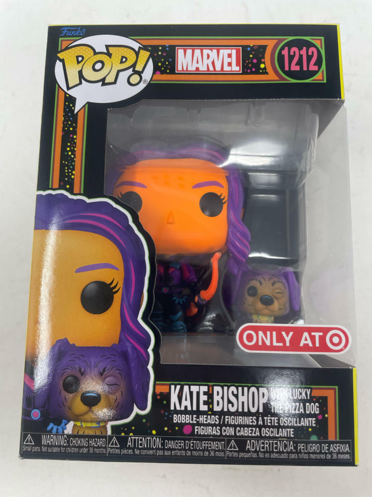 Funko POP TV: Hawkeye - Kate Bishop & Lucky (Blacklight)
