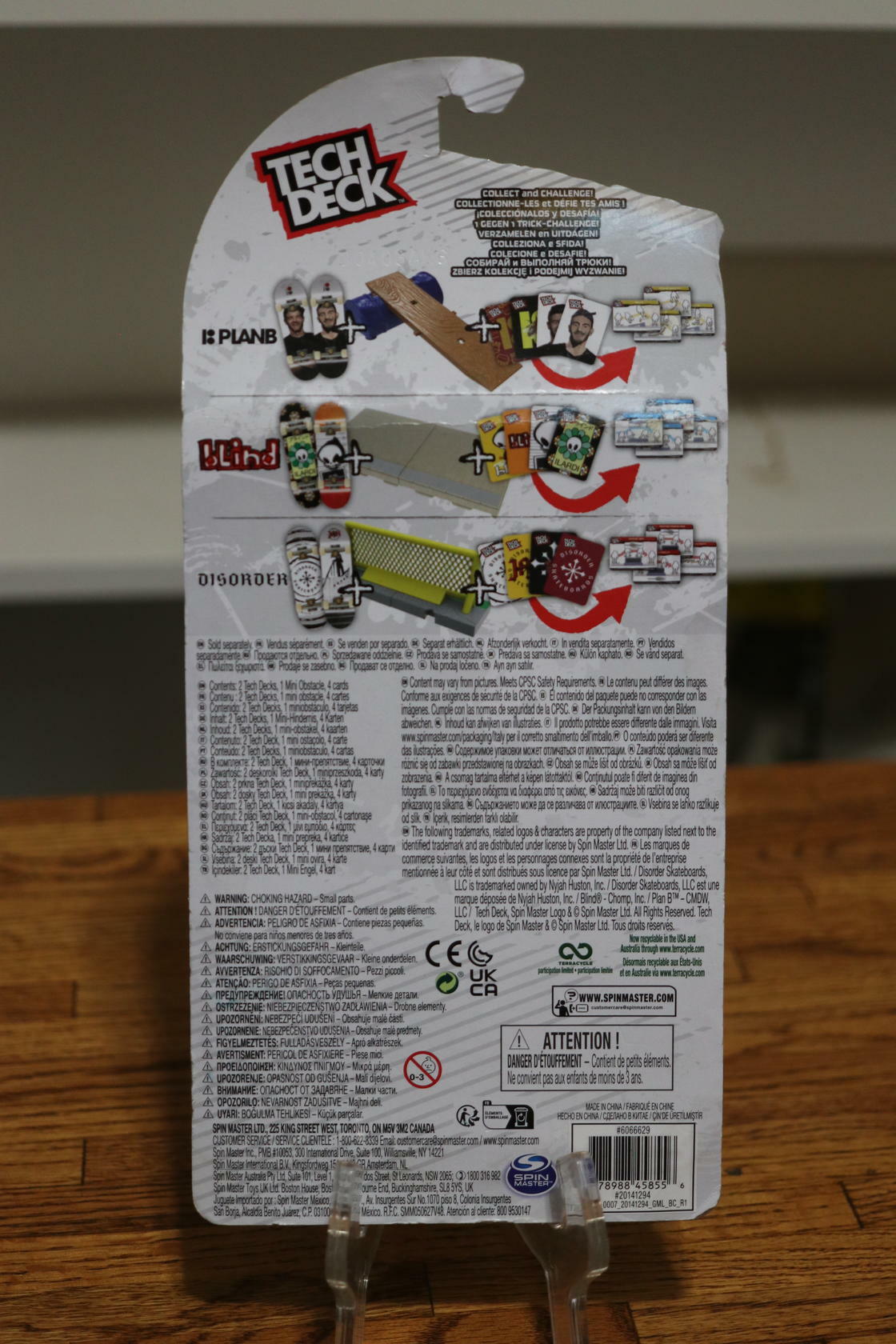 Tech Deck Vs Series Plan B, Obstacle and Challenge Card - Lot of 3 - Skateboards
