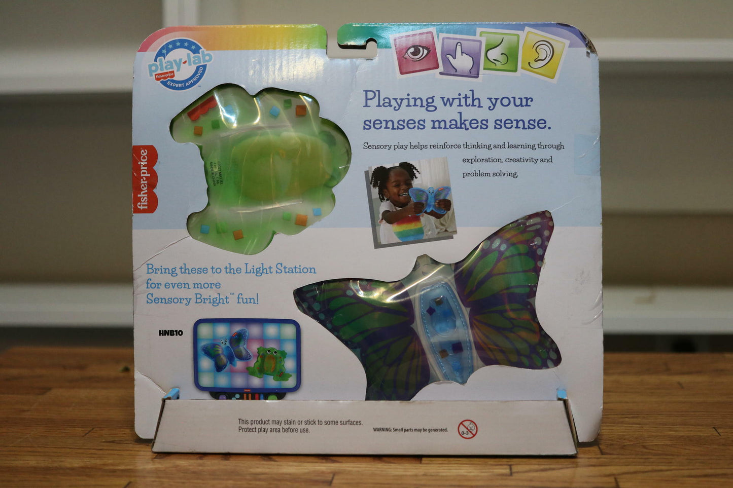Fisher-Price Sensory Bright Butterfly & Frog Squeeze ‘n Sniff Scented Goo Animal