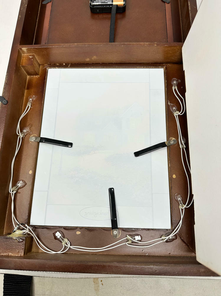 The Bradford Exchange Home Decor Antique Stained-Glass Clock (6 Pieces)