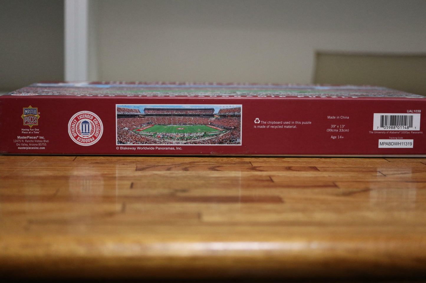 MasterPieces 1000 Piece Jigsaw Puzzle-Alabama Crimson Tide Center View Panoramic