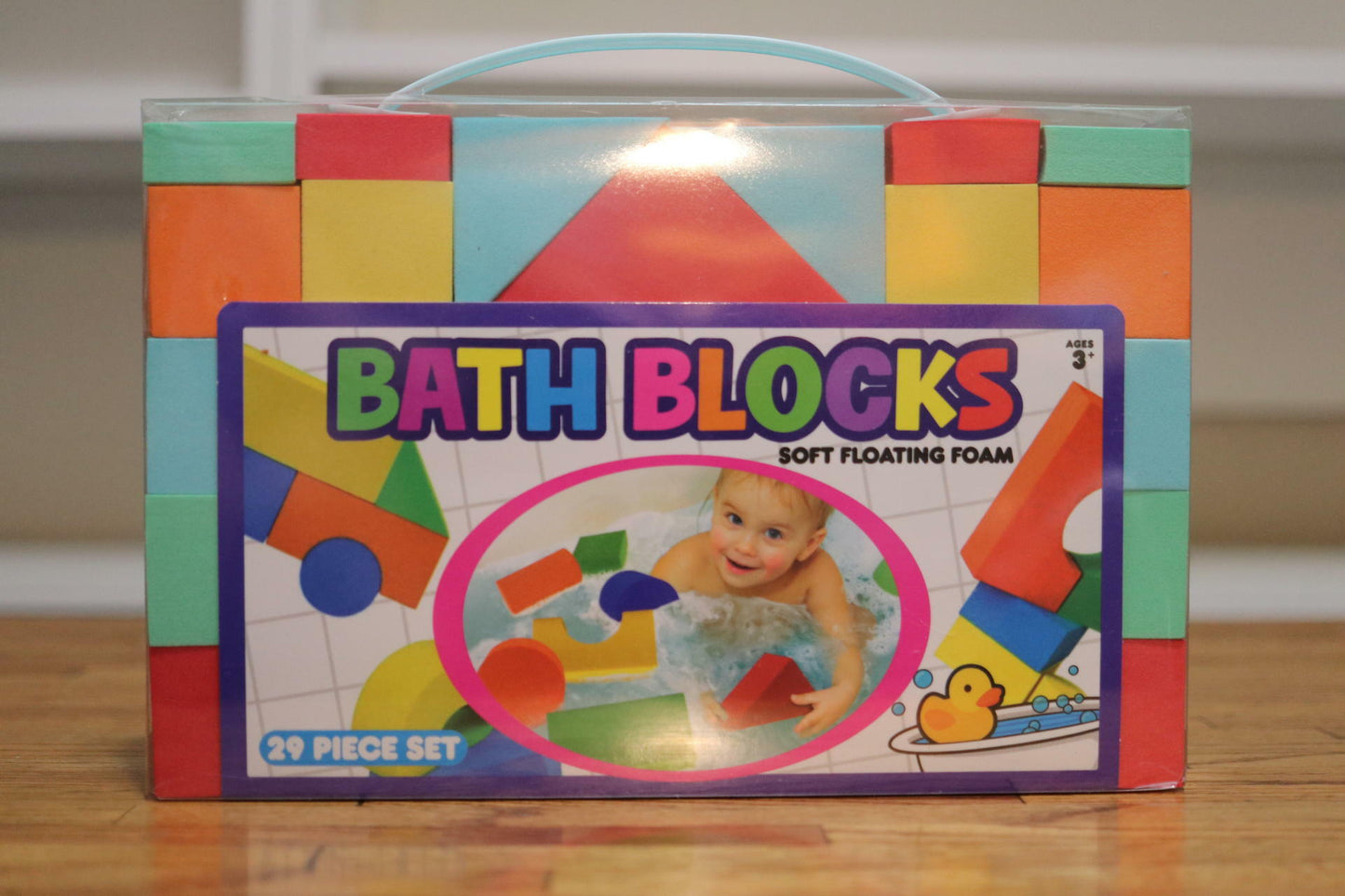 Big Time Serious Fun Bath Blocks Soft Floating Foam Toys - Lot of 2 - Ages 3+