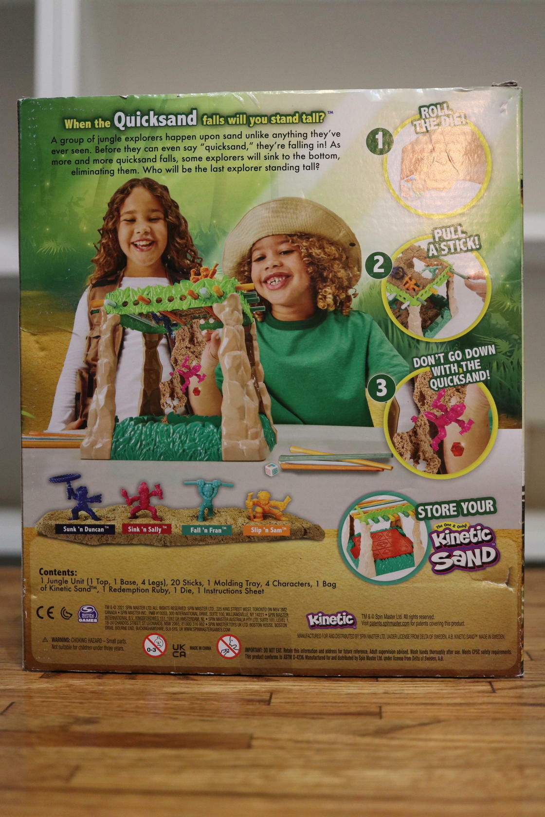 Sink N’ Sand, Kids Board Game with Kinetic Sand, Sensory Fun and Learning