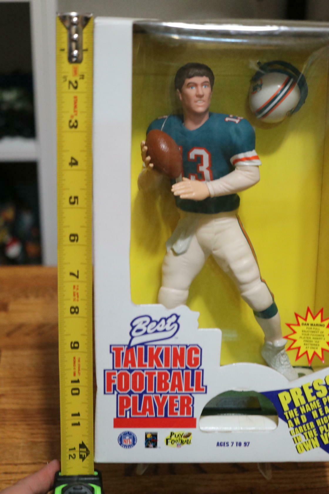 NFL Dan Marino Best Talking Football Player 1996 Best Card Company No. 00120