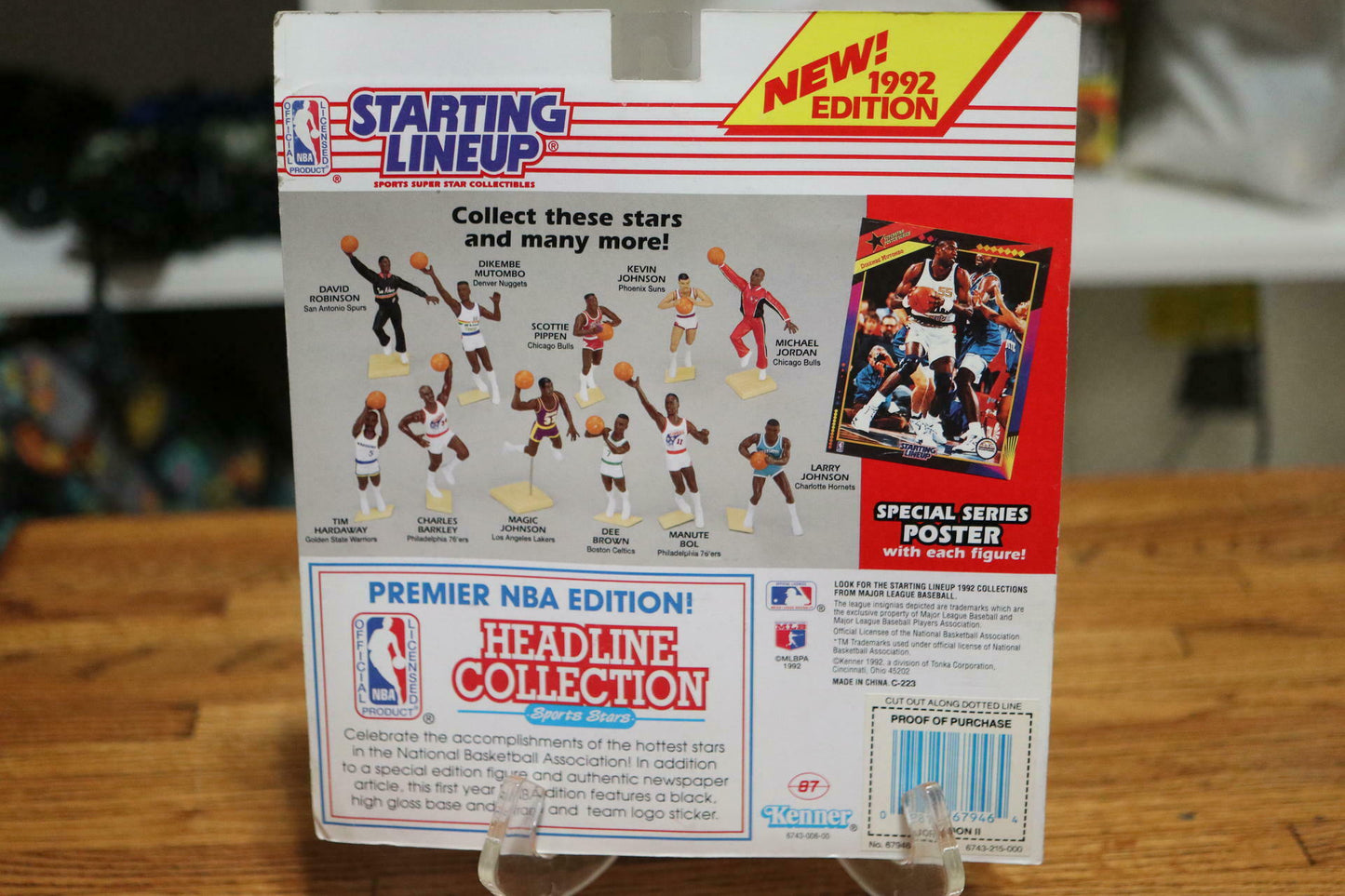 1992 Michael Jordan Chicago Bulls Sealed Warmup Figure Starting Lineup π₯π