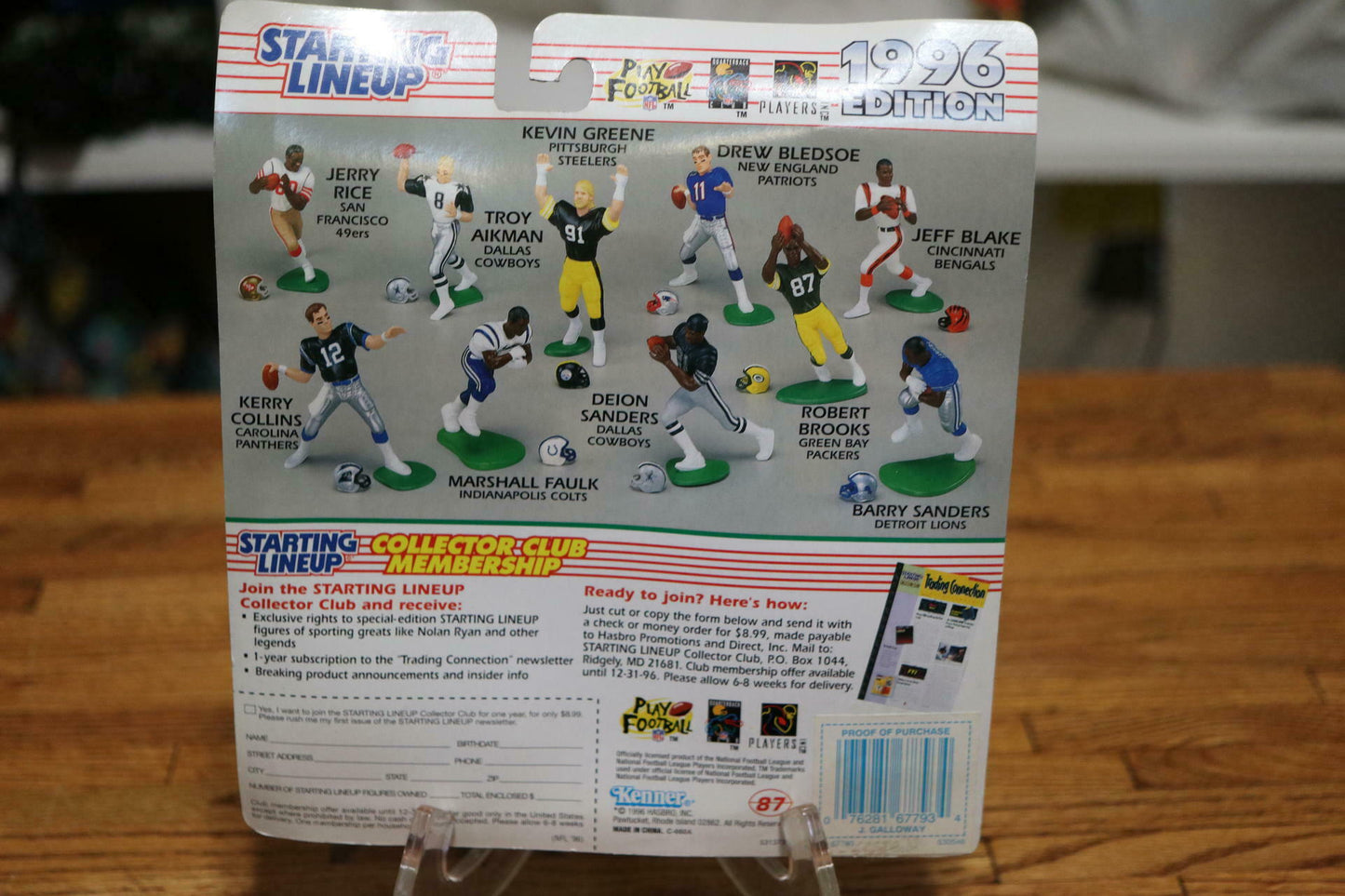 Joey Galloway Starting Lineup Figure NFL 1996 Seattle Seahawks New Sealed