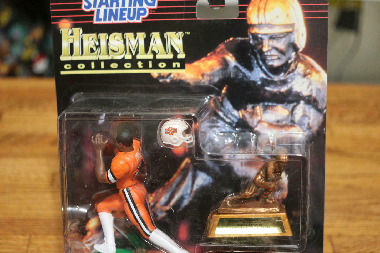 1997 Starting Lineup Heisman Collection Barry Sanders Oklahoma State Cowboys