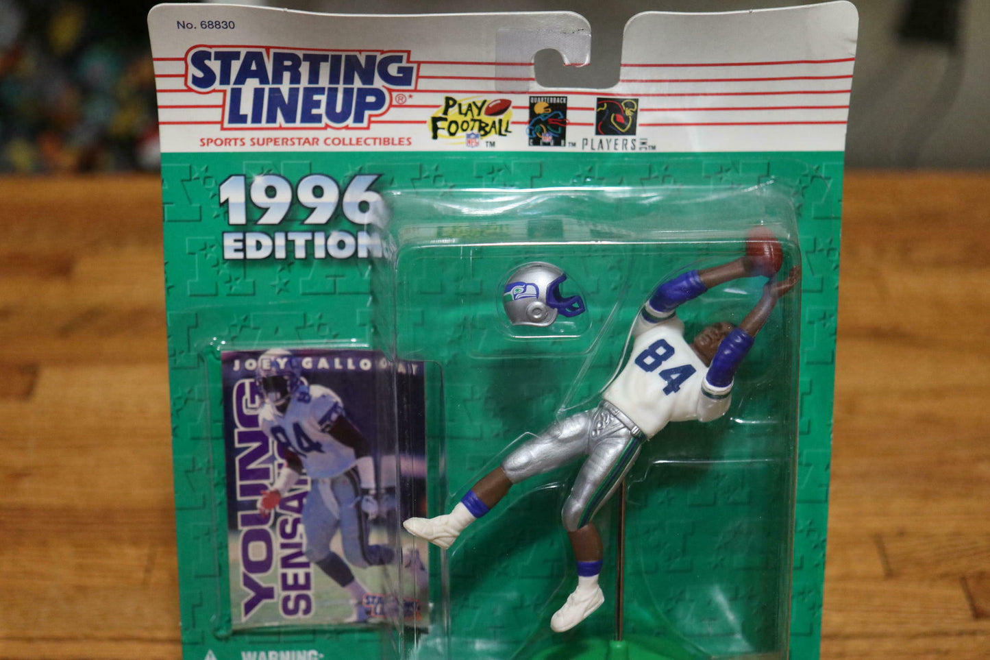Joey Galloway Starting Lineup Figure NFL 1996 Seattle Seahawks New Sealed