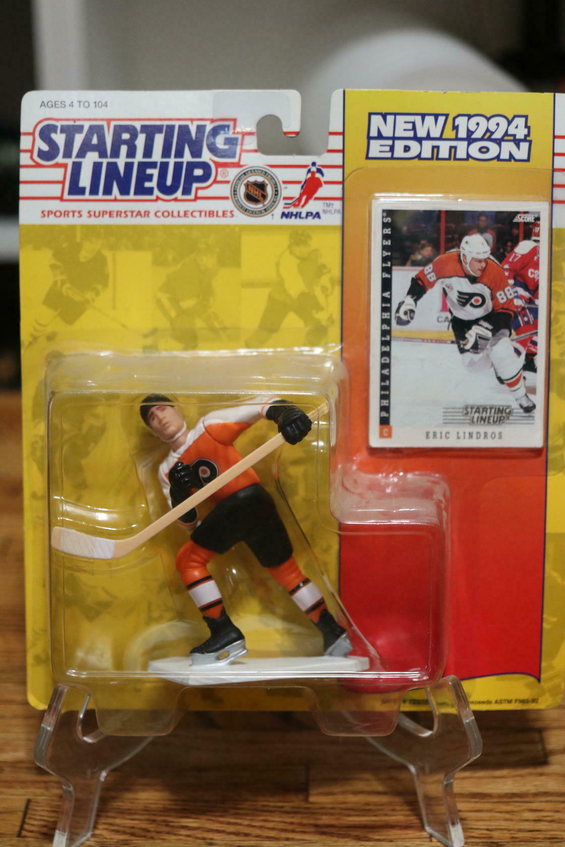 1994 NHL Hockey - Eric Lindros- Flyers Starting Lineup Figure W/ Card *NIB*