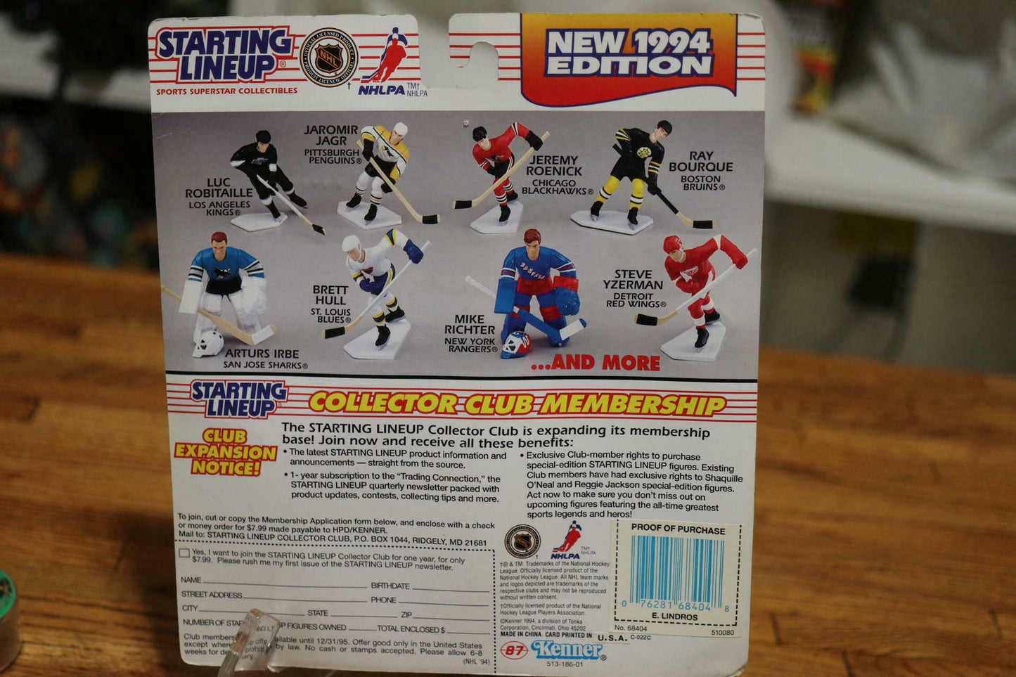 1994 NHL Hockey - Eric Lindros- Flyers Starting Lineup Figure W/ Card *NIB*