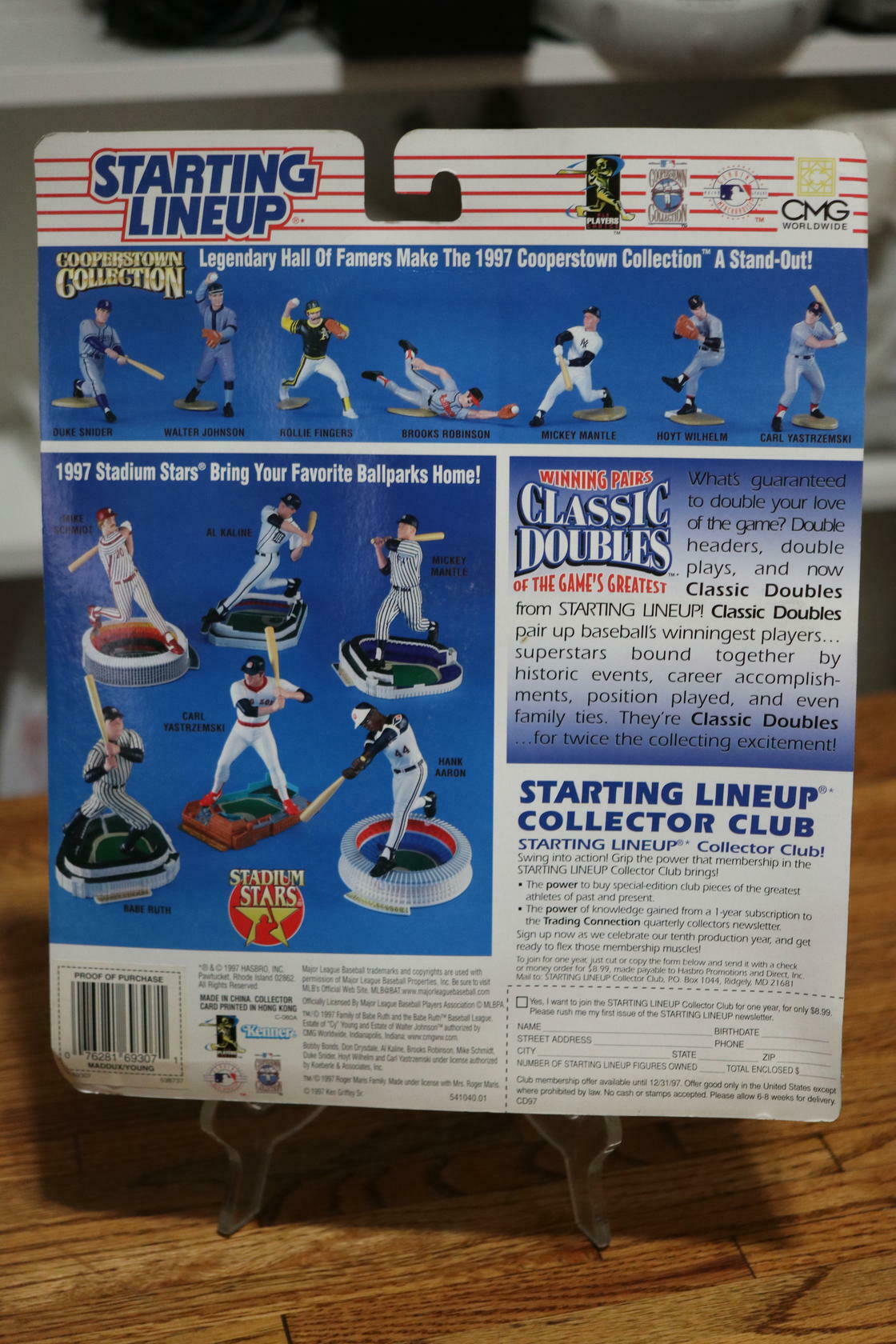 Starting Lineup 1997 MLB Classic Doubles Greg Maddux and CY Young