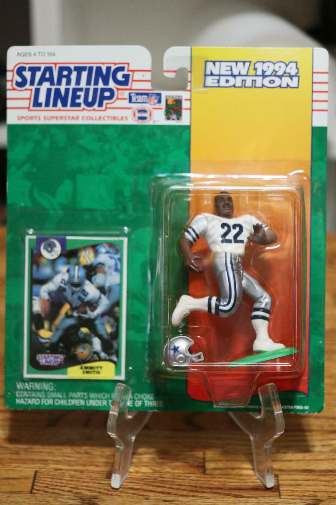 1994 SLU Starting Lineup TROY AIKMAN Dallas Cowboys Action Figure NIP