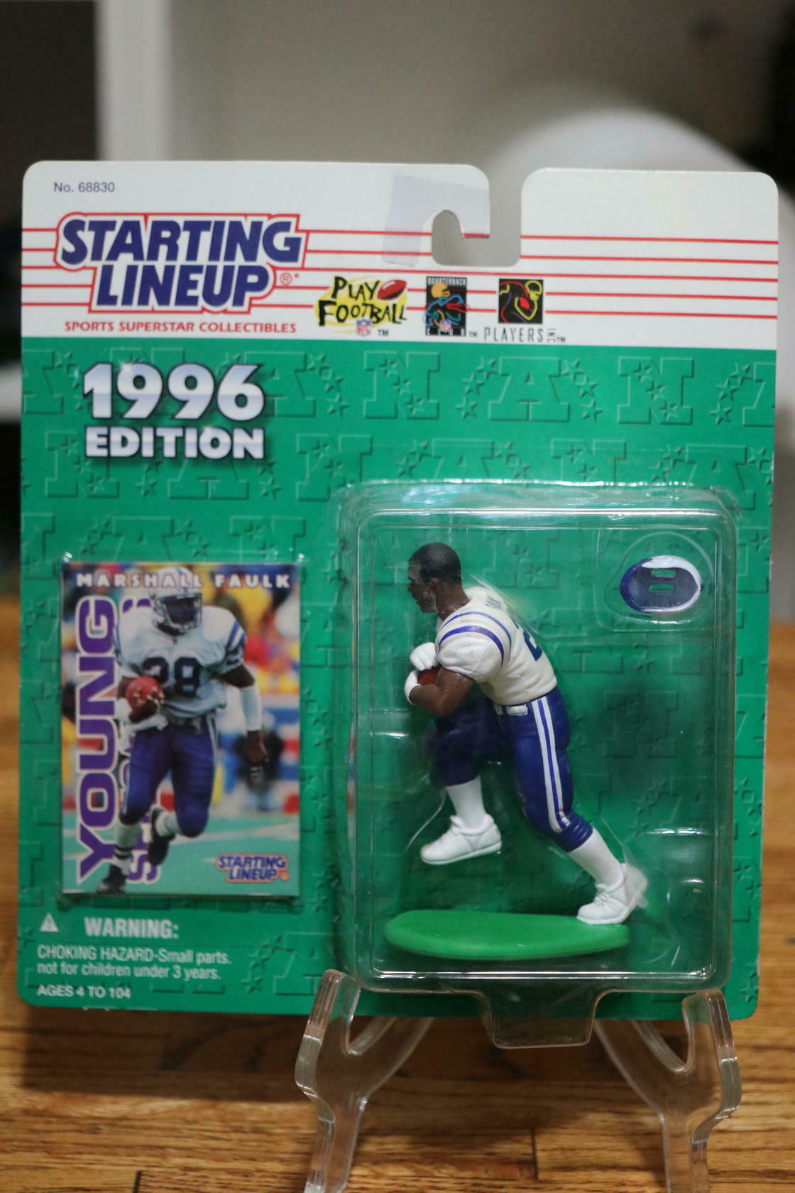 Football Starting Lineup 1996 Marshall Faulk Collectible Figure