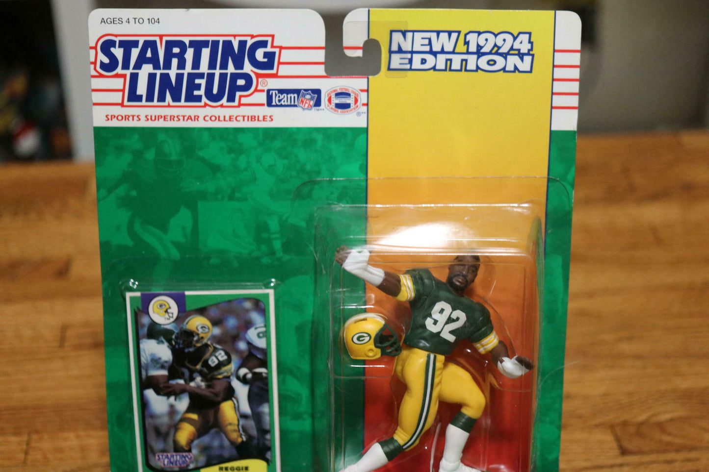 1994 Kenner Starting Lineup Figure SLU NFL Reggie White Green Bay Packers