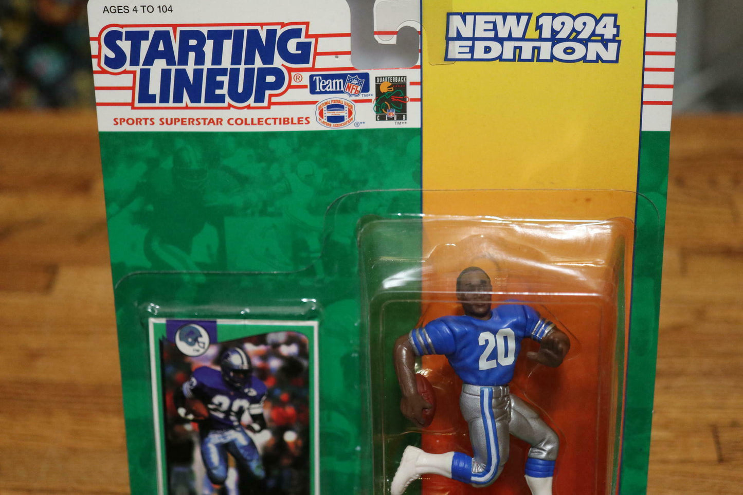 NFL Football Barry Sanders (1994) Starting Lineup Kenner Action Figure