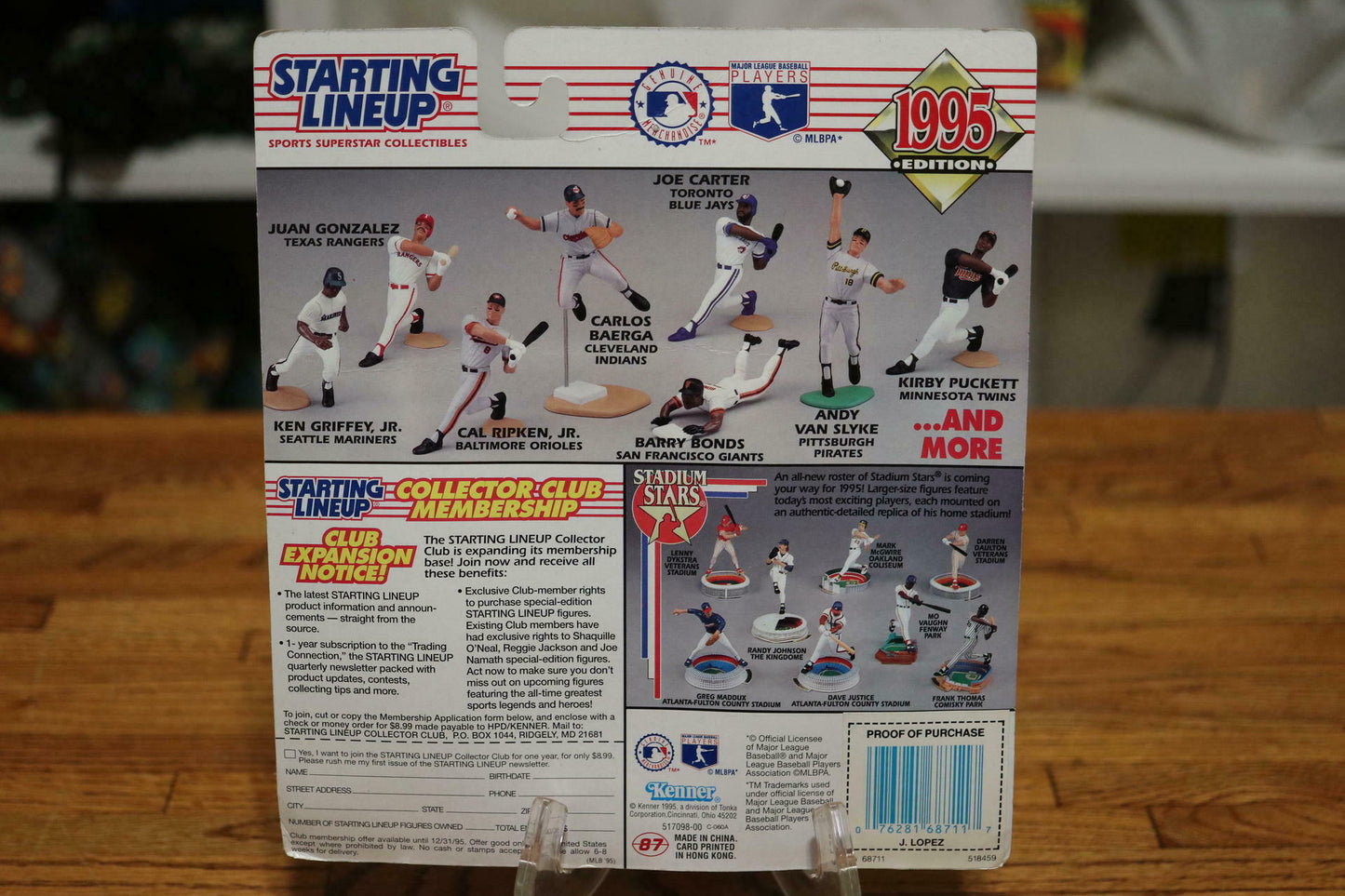 Baseball Starting Lineup 1995 Javier Lopez Collectible Figure