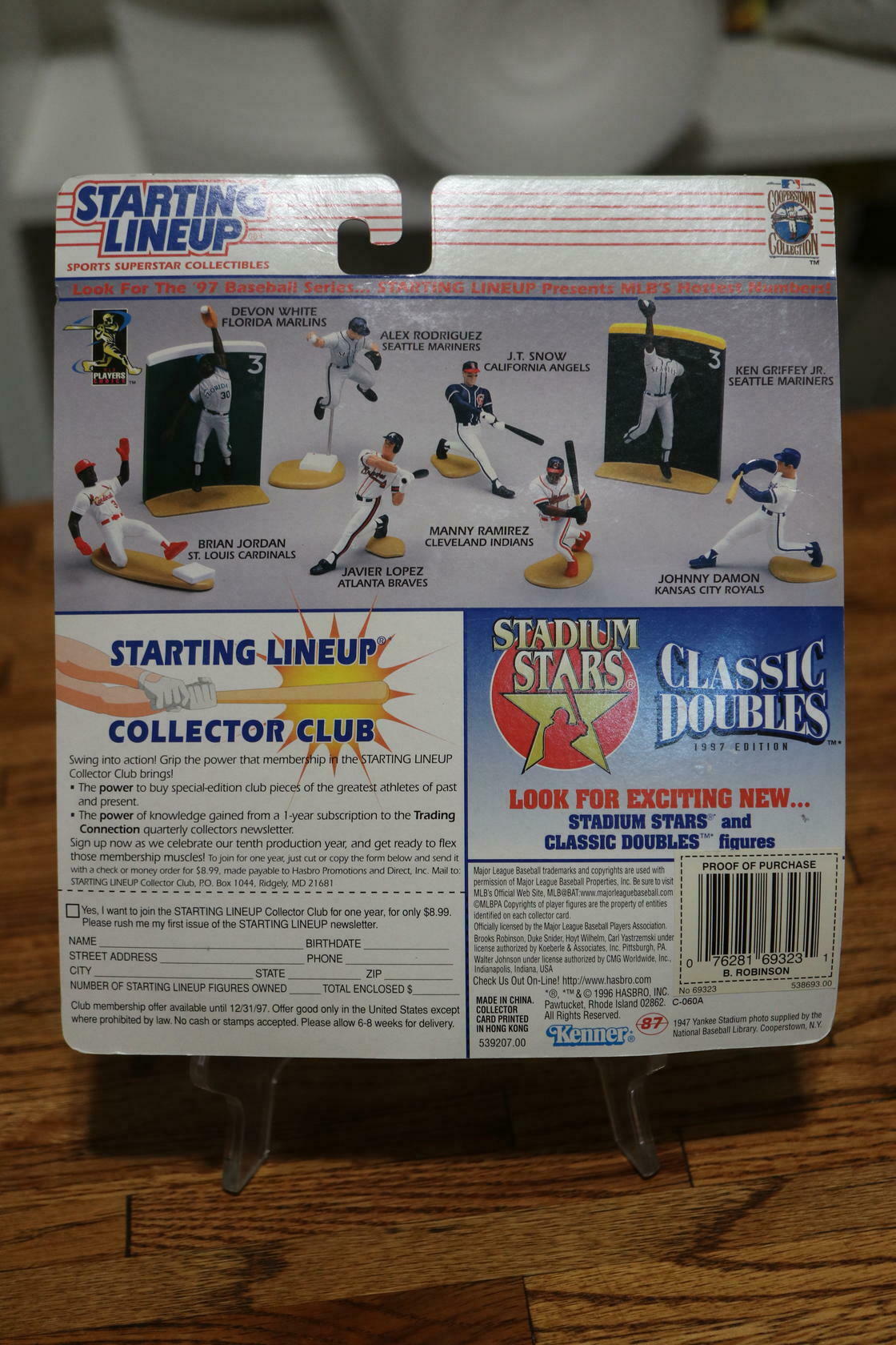 BROOKS ROBINSON Baltimore Starting Lineup 1997 Cooperstown Collection MLB