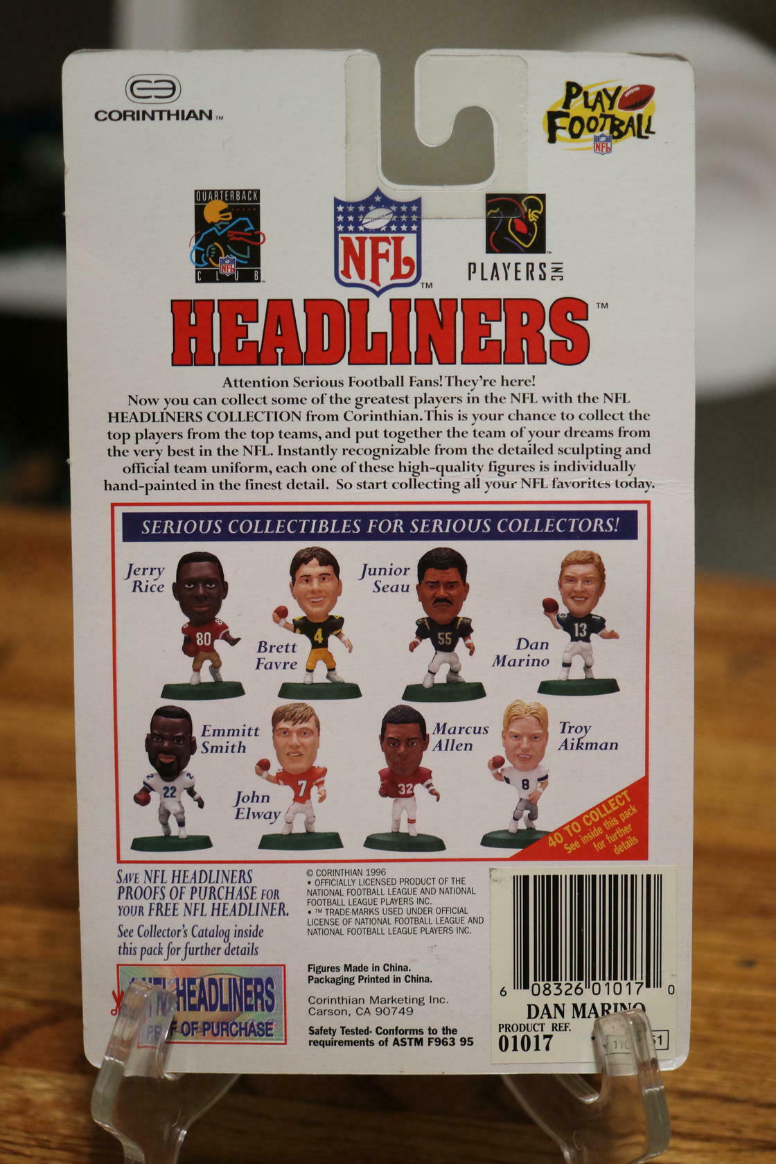 Dan Marino / Miami Dolphins 7.6cm 1996 Nfl Headliners Football Collector Fig