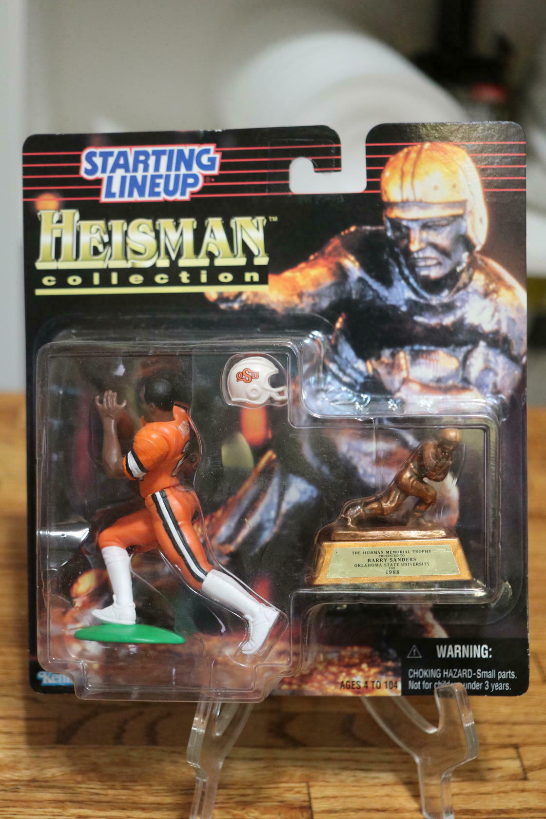 1997 Starting Lineup Heisman Collection Barry Sanders Oklahoma State Cowboys