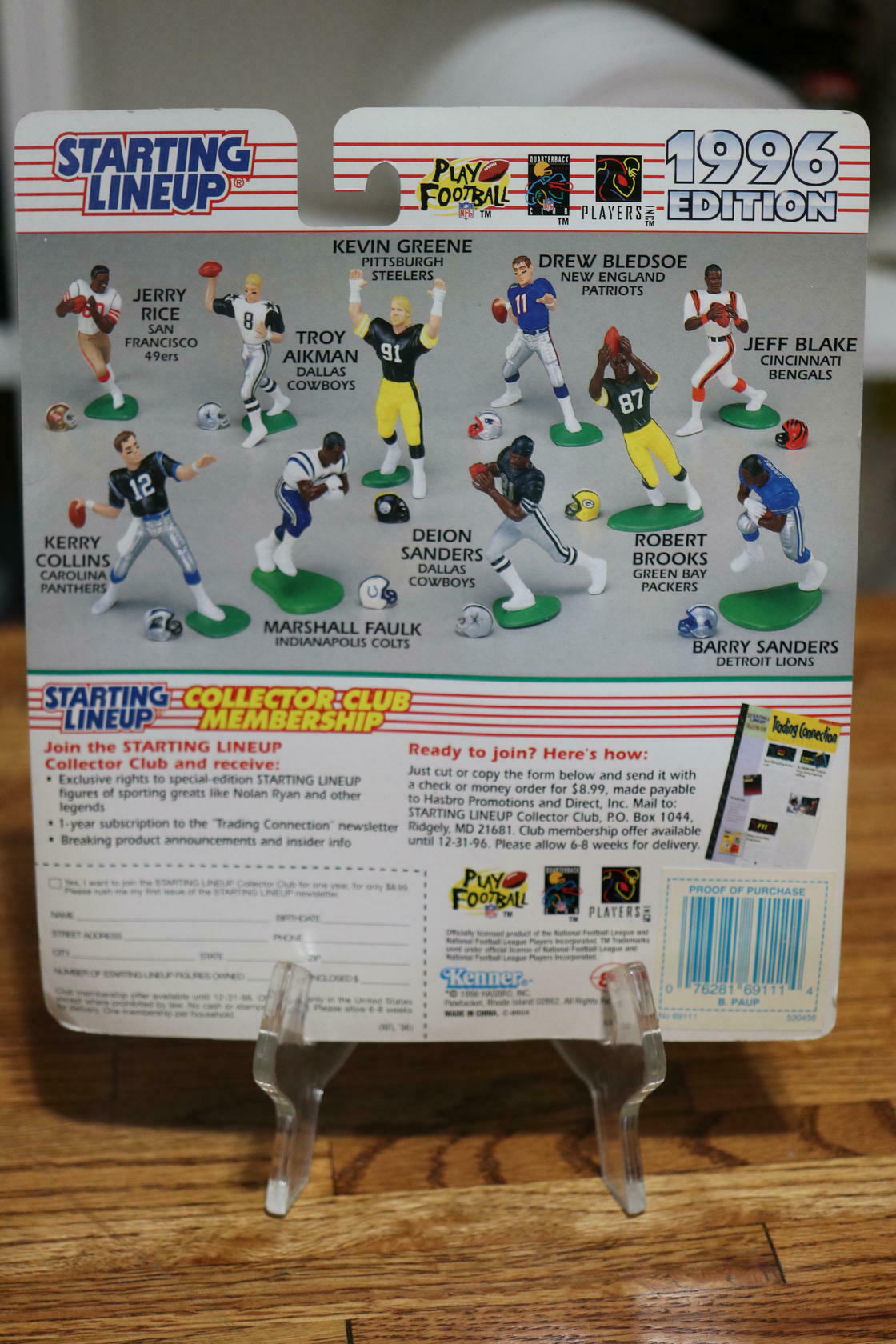 Kenner Starting Lineup 1996 NFL Football Bryce Paup Buffalo Bills Action Figure
