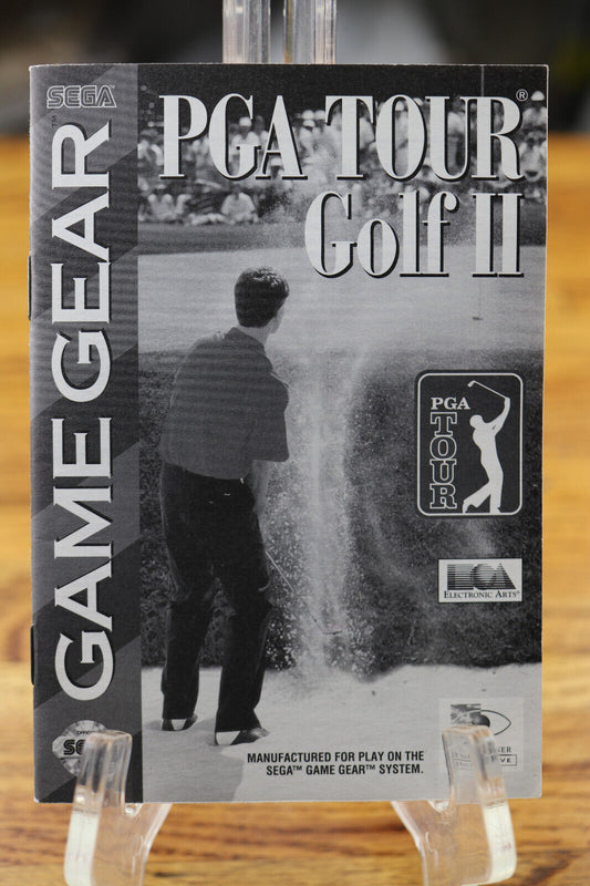 PGA Tour Golf II Instruction Manual ONLY for Sega Game Gear