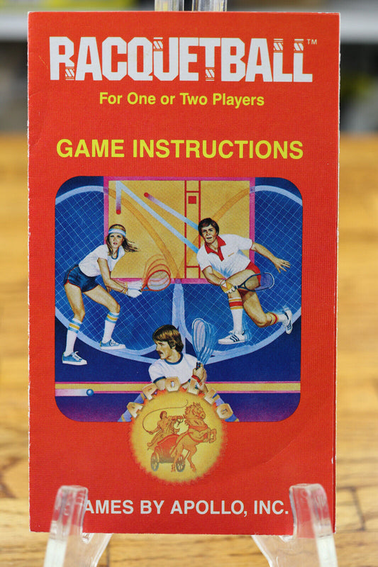 Racquetball Game Instruction Manual ONLY no game See pic