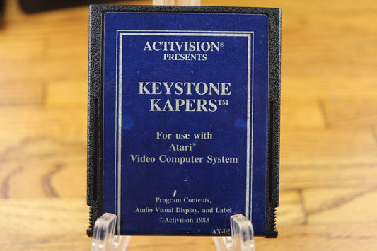Keystone Kapers for Atari 2600 Console System Tested Activision Blue Cartridge