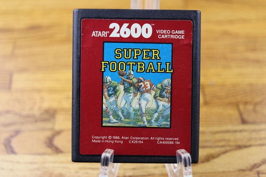 Super Football For Atari 2600 Console System Good Sticker Clean