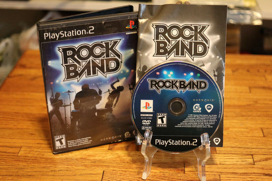 ROCK BAND (GAME ONLY) with inserts Playstation 2 PS2 Good Rockband