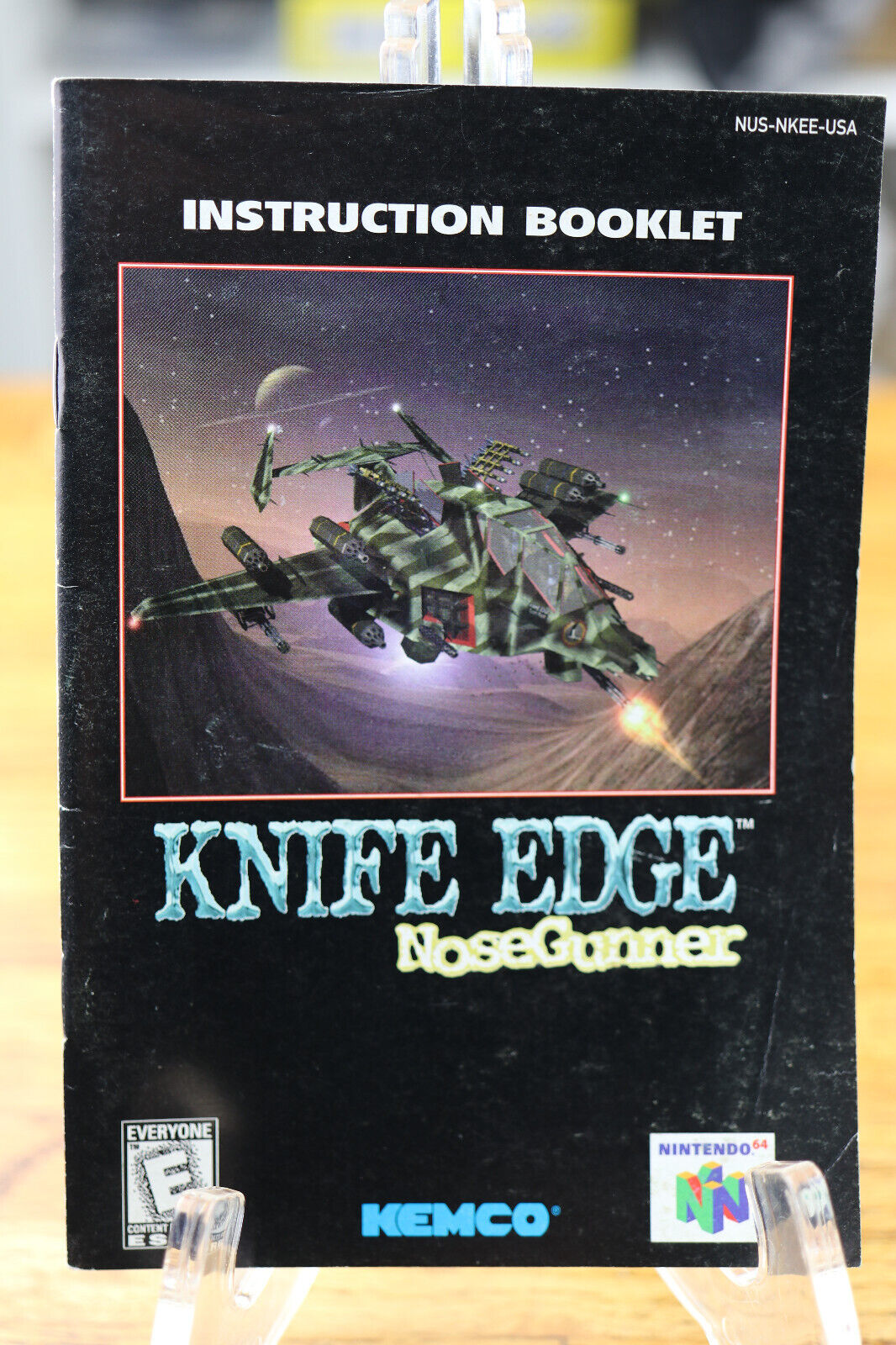 Knife Edge: NoseGunner Nintendo 64 N64 Manual Insturction Booklet