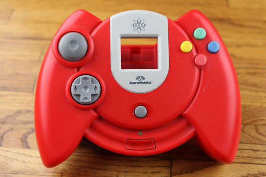 Red AstroPro Performance Sega Dreamcast Controller Great Shape VINTAGE Grippy