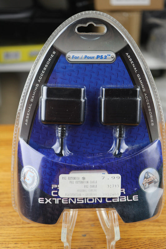 Arsenal Ps2 Playstation 2 Controller Extension Cable New in Package