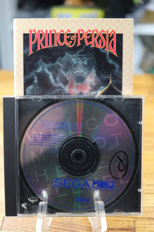 Prince of Persia and Instruction Manual - Tested for Sega CD Console