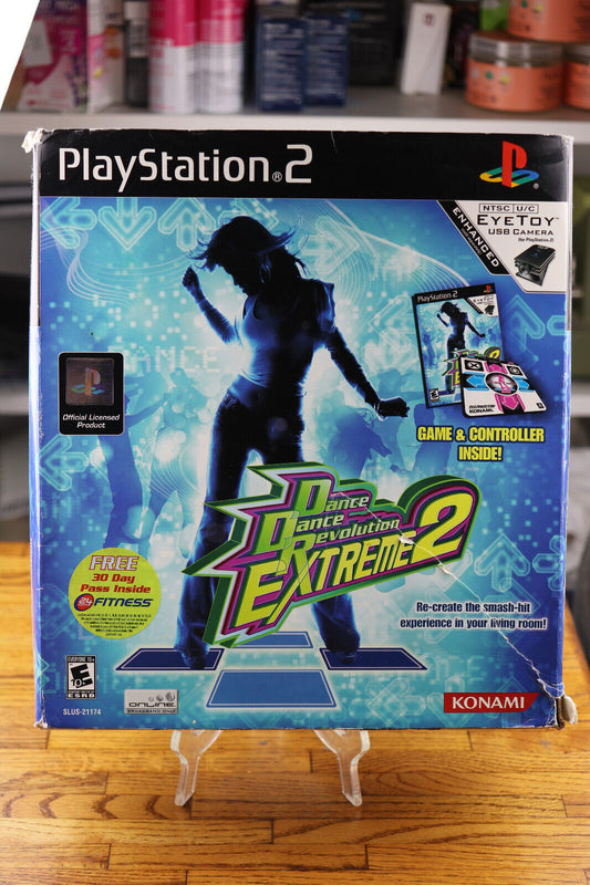 Dance Dance Revolution Extreme 2 Sony PlayStation 2 PS2 DANCE MAT PAD No Game