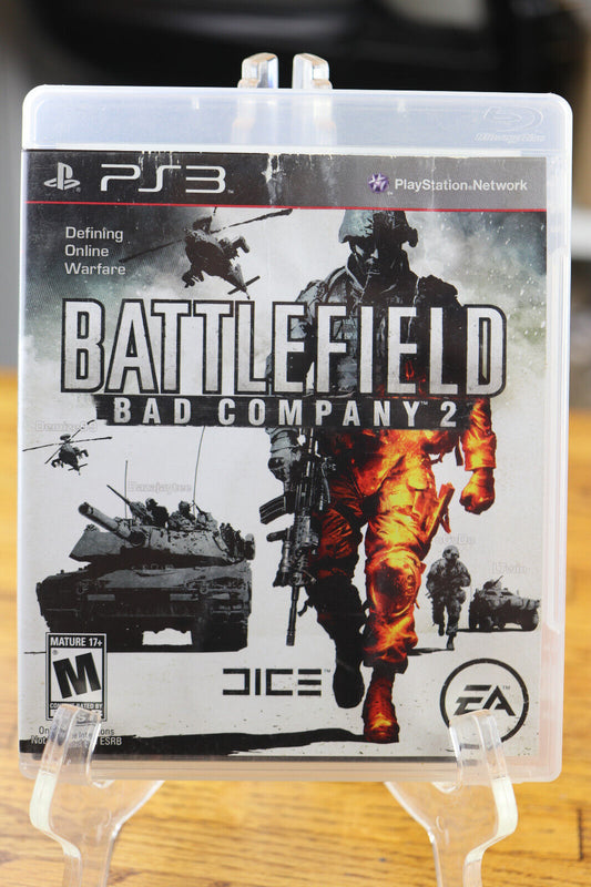 Battlefield Bad Company 2 w/ Manual for Playstation 3 PS3 Console System