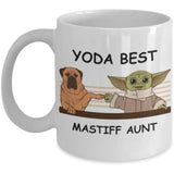 Yoda Best Mastiff Papa - Novelty Gift Mugs for Dog Lovers