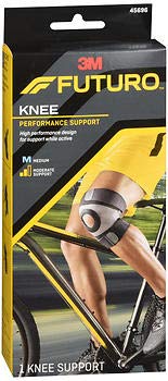 Futuro Sport Moisture Control Knee Support Medium Black, 45696EN