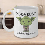 Yoda Best Claims Adjuster Profession - 11oz Novelty Coffee Mug