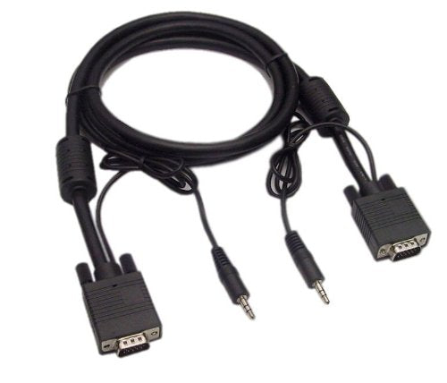 VGA MALE W/ 3.5MM AUDIO 15FT TO SAME AT OTHER END