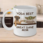 Yoda Best Great Dane Mom - Novelty Gift Mugs for Dog Lovers