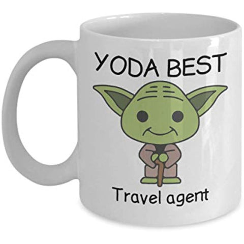 Yoda Best Travel Agent Profession - 11oz Novelty Coffee Mug
