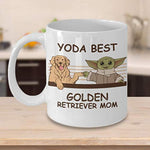 Yoda Best Golden Retriever Mom - Novelty Gift Mugs for Dog Lovers