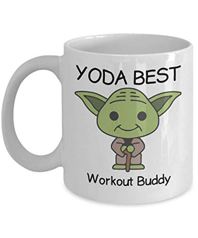 Yoda Best Workout Buddy Profession - 11oz Novelty Coffee Mug