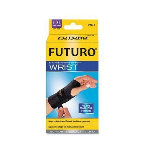 Futuro Energizing Wrist Support, Left Hand, Large/X-Large, Moderate Stabilizing Support